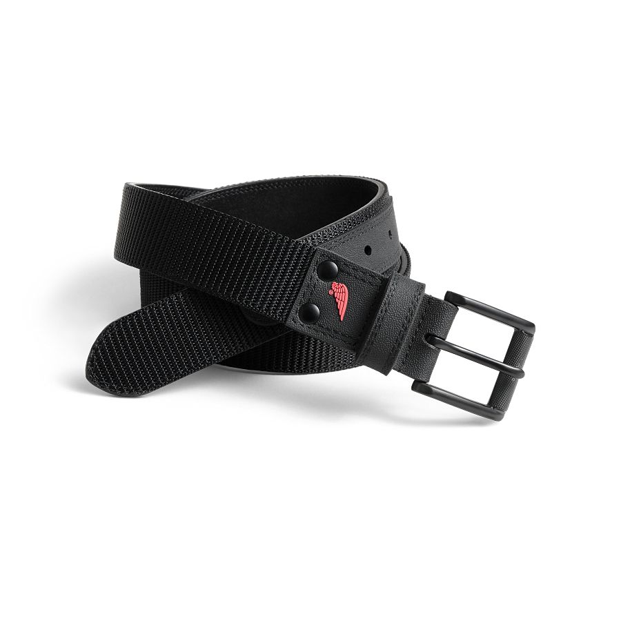 Leather-Lined Nylon Work Belt