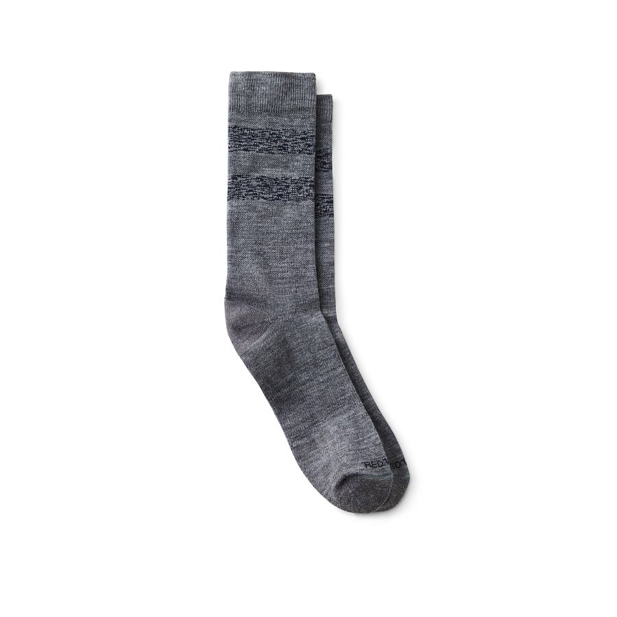 Wool Blend Striped Crew